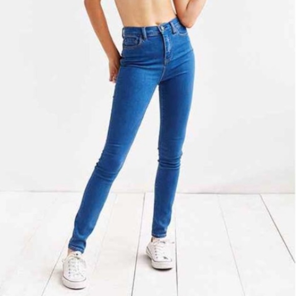 Urban Outfitters BDG Medium Wash Twig High Waisted Skinny Jeans